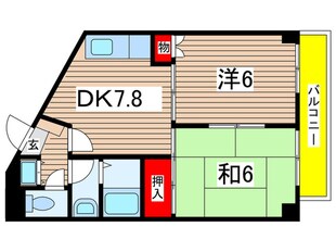 武庫之荘北アイビ－コ－トの物件間取画像